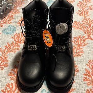 Brand New Steel Toe Mens Lugz size 8 1/2